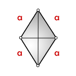 Vypočíst podle vzorce obvod kosočtverce
