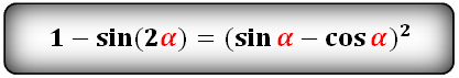 Vzorce rozdílu goniometrických funkcí