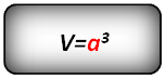 Vzorec objemu krychle. V=a*a*a